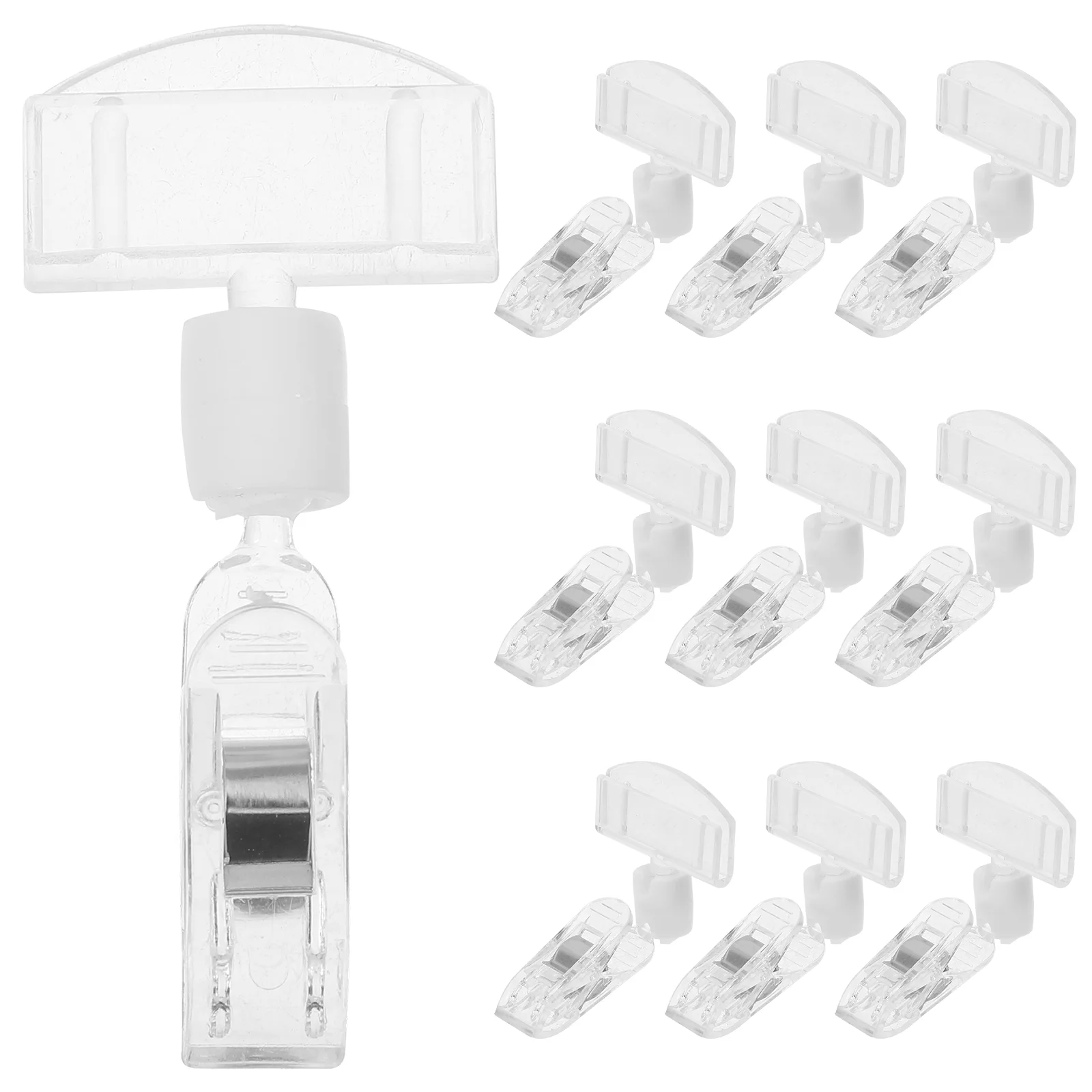 12 Pcs Merchandise Sign Holder Pop Advertising Clip Label Product Display Price Tag Labels
