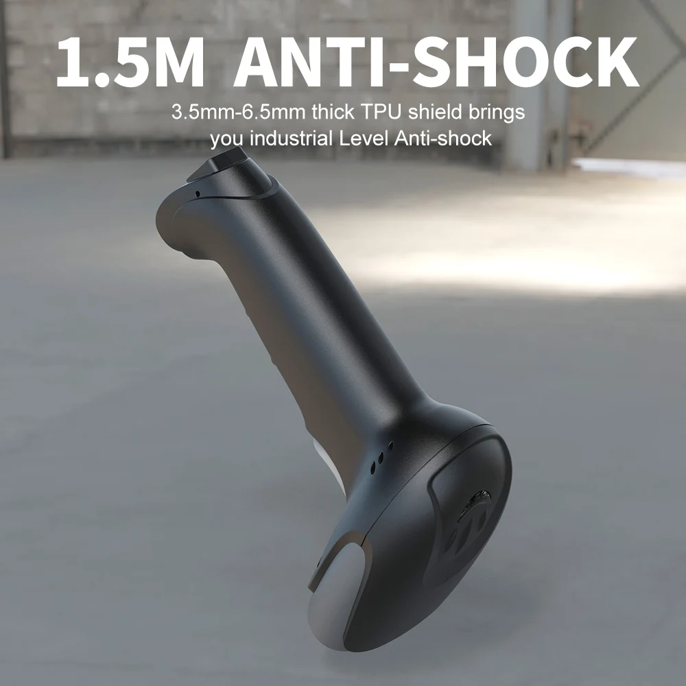 Imagem -05 - Gtcodestar-barcode Scanner Portátil sem Fio Bluetooth 2d Bar Code Reader com Fio qr Suporte Celular