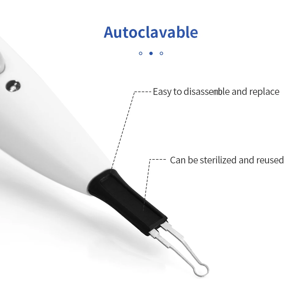 OLIECO Dental Professional Tooth Gum Cutter 4 Tips Clinic Gutta Percha Endo Gutta Cutter Dissolved Breaker Cutter Lab Equipments