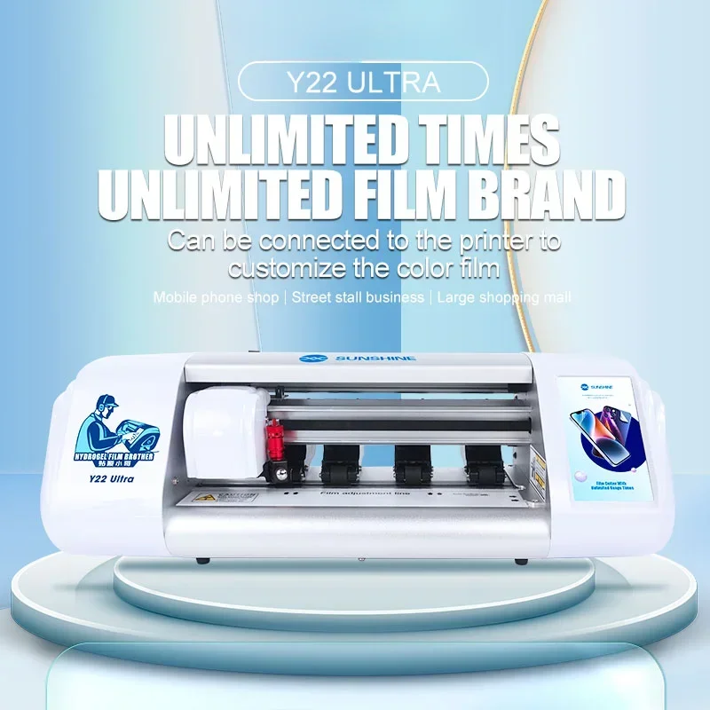 Ultra Unlock Film Cutting Machine Soft Hydrogel Film Cutter Unlimited Cuts Support All Brand Screen Protect FilmCut Y22