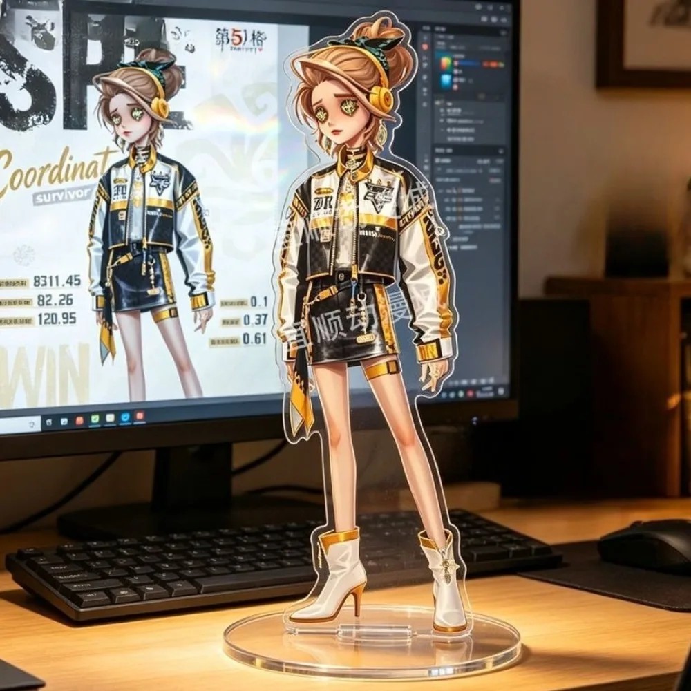 Identity V Cosplay Character Prospector Coordinator Enchantress Acrylic Plaque Exquisite Desktop Ornament Keychain Display Stand view 2