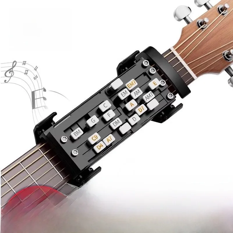 chord-guitar-practice-aid-beginner's-essential-tool-guitar-harmonic-exercise-device-instrument-accessories-finger-ex