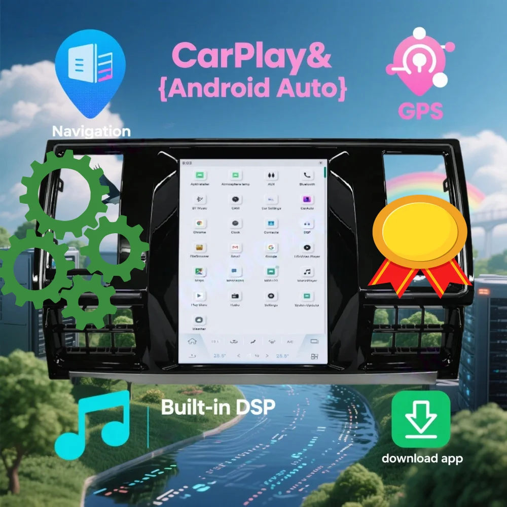 

10,4 "Для VW Volkswagen T5 T6 Multivan Caravelle California Transporter 2016-2019 Мультимедийный плеер Радио CarPlay Стерео DSP