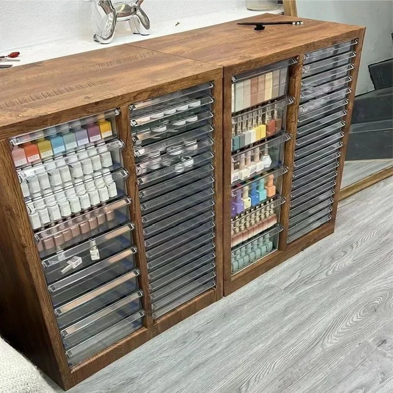 File cabinet Flat bottom drawer type nail salon baking mold storage cabinet