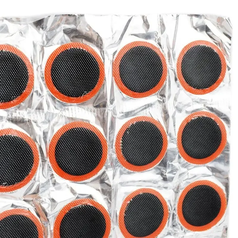48Pcs Rubber Puncture Patches Bicycle Tire Tube Repair Kit No Glue Inner Tube Puncture Fix Tools Accessories view 4