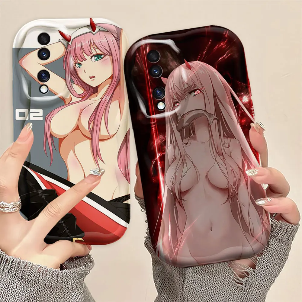 Anime Sexy Zero Two 002 Phone Case For HUAWEI P40 P30 NOVA 11 10 9 7 5T SE MATE 40 30 HONOR 90 LITE 50SE X50I 20 PRO 5G