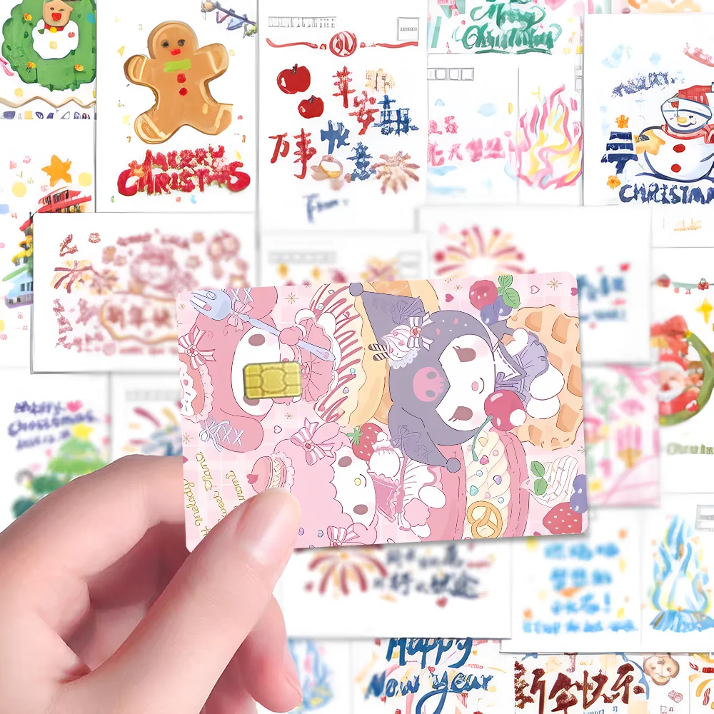 Anime K-KuromiS Game Anime Sticker Film Skin Cover Case For Small Large No Chip Debit Credit Card Front Side