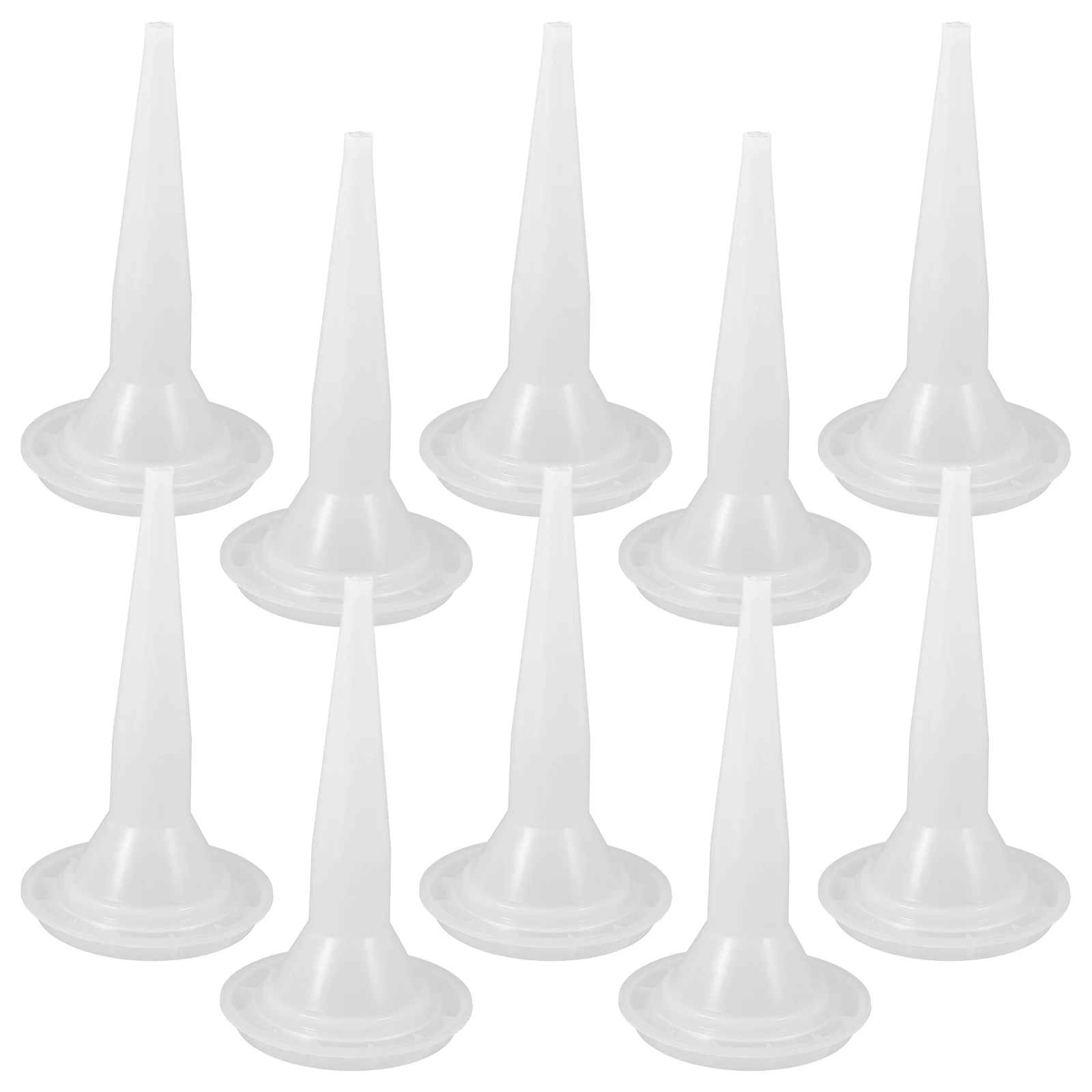 

50Pcs Caulking Nozzle Tips Detachable Fine Tip Reusable Caulk Applicator Precise Sealant Finisher Kit Caulk Extension Nozzle