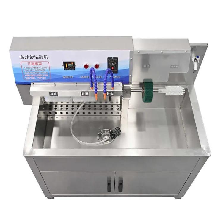 Automatic Semi Manual Commercial Industry Shoes Washing Machine Shoes Sterilizing And Drying Portable Shoe Polishing Machine