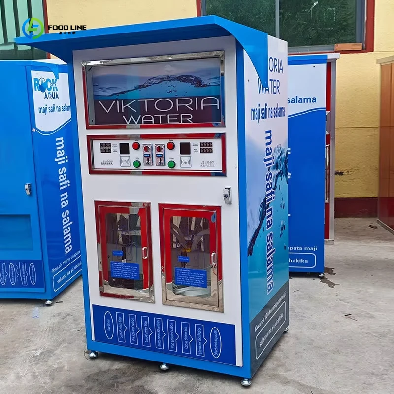 Pure Water Vending Machine Business Sale Automatic Water Purified Coin Operated Drinking Water Vending Machine FL Customized