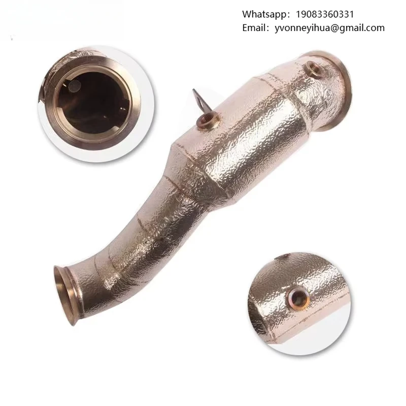 

Даунпайп для Benz C180 C200 C260 1,6T 1,8 T 2,0 T Высокопроизводительная выхлопная труба автомобиля из нержавеющей стали Выхлопная труба