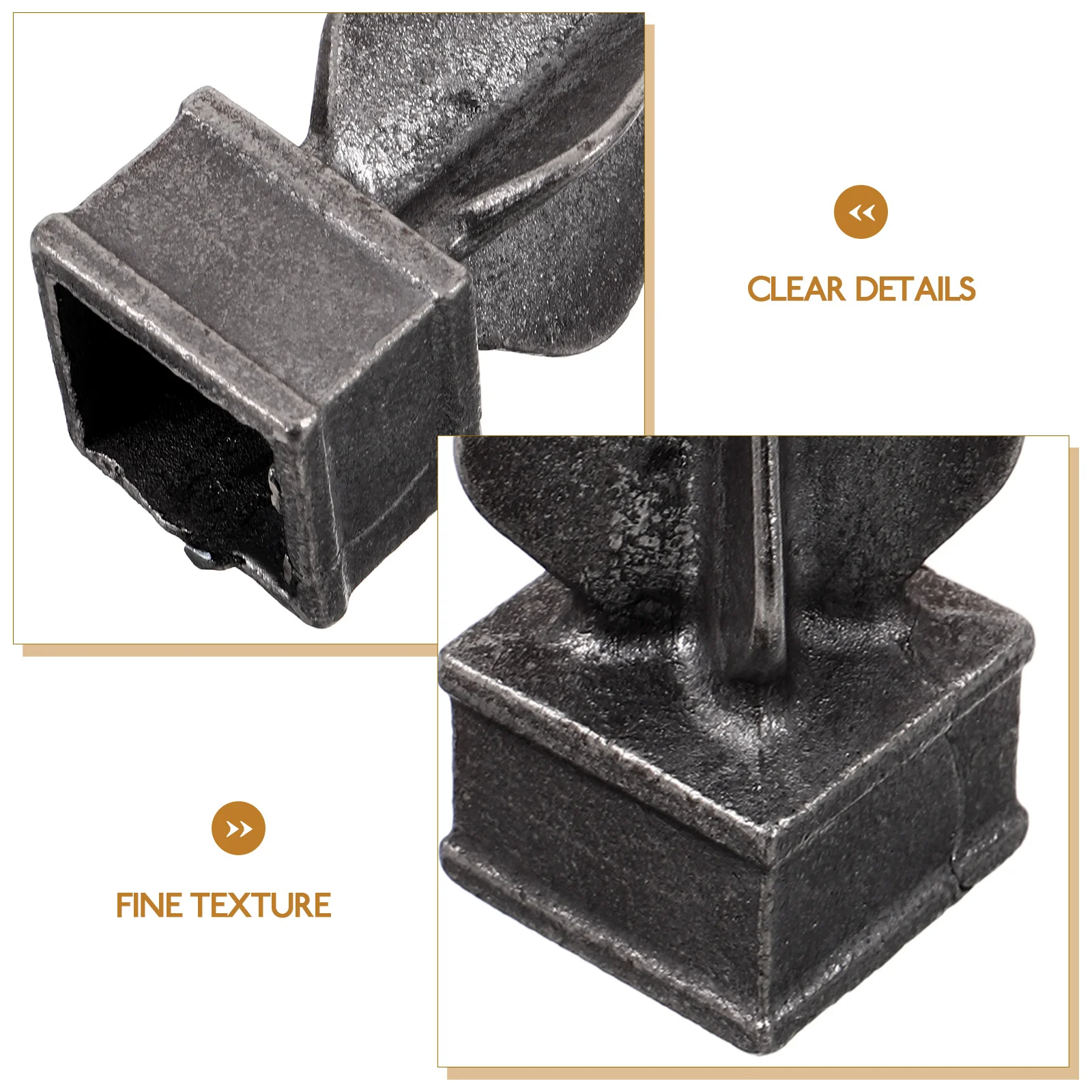 

Metal Fence Finial European Style Garden Yard Decor Sturdy Construction Exquisite Craftsmanship Outdoor Fencing Accessories