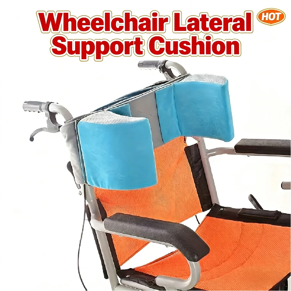 

Подушка для боковой поддержки инвалидных колясок, регулируемая, 80,7 дюйма, с ремнем, из пеноматериала высокой плотности, с моющимся чехлом, позиционная подушка для пожилых людей