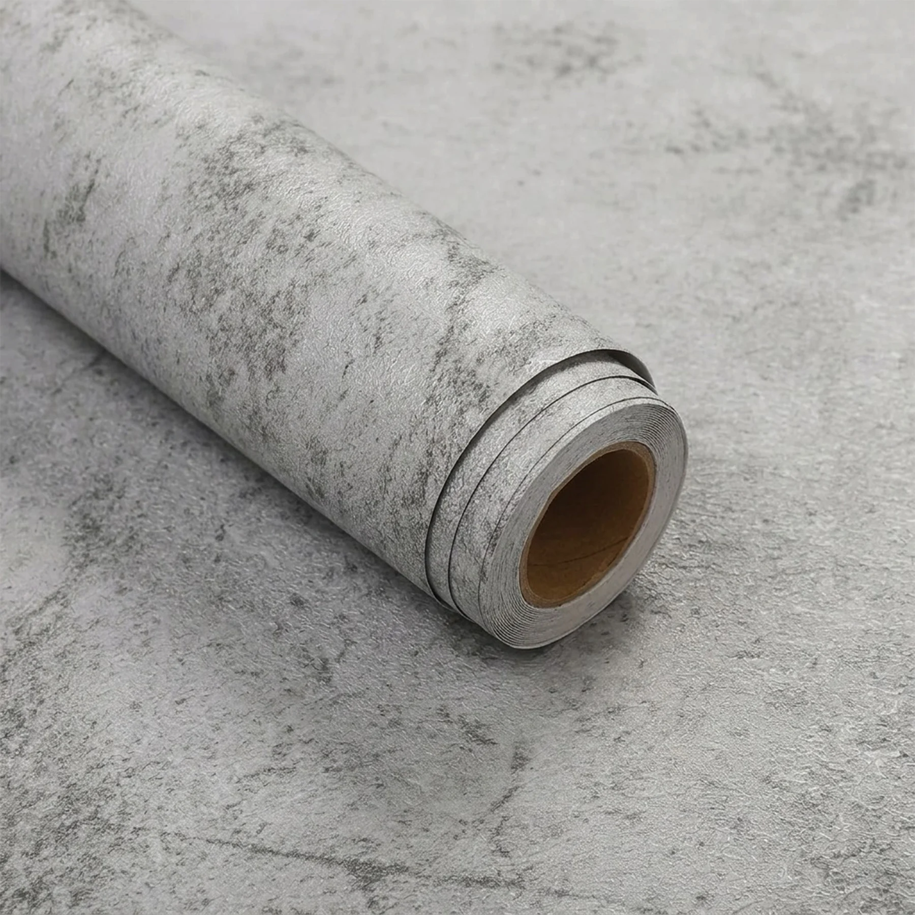 1PC 55CM Wide Industrial Wind Self-adhesive Wallpaper Cement Gray Sticker Waterproof Retro Old Mottled Dark Gray Wallpaper