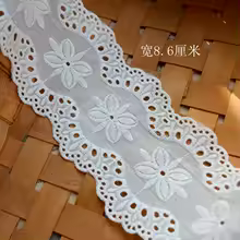 Bilateral Embroidery Cotton Fabric, Openwork Flower Lace Trim, DIY Clothes, Curtains, Sofa Cover, Quilt, Doll Clothes Material - AliExpress 15