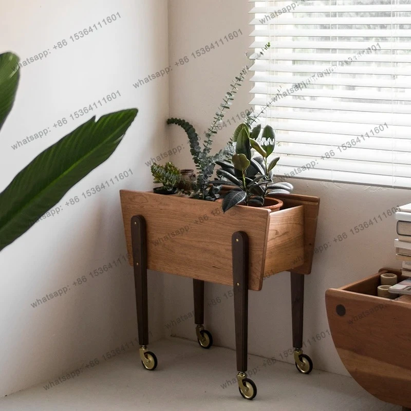 Tall storage cart, side cabinet, moving side table, storage collection cabinet, golden wheels.