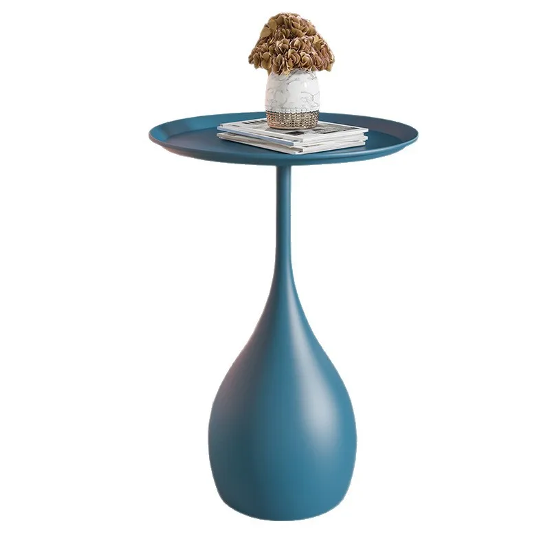 

Balcony wrought iron coffee creative round art small bedside small apartment sofa side mini bedside table