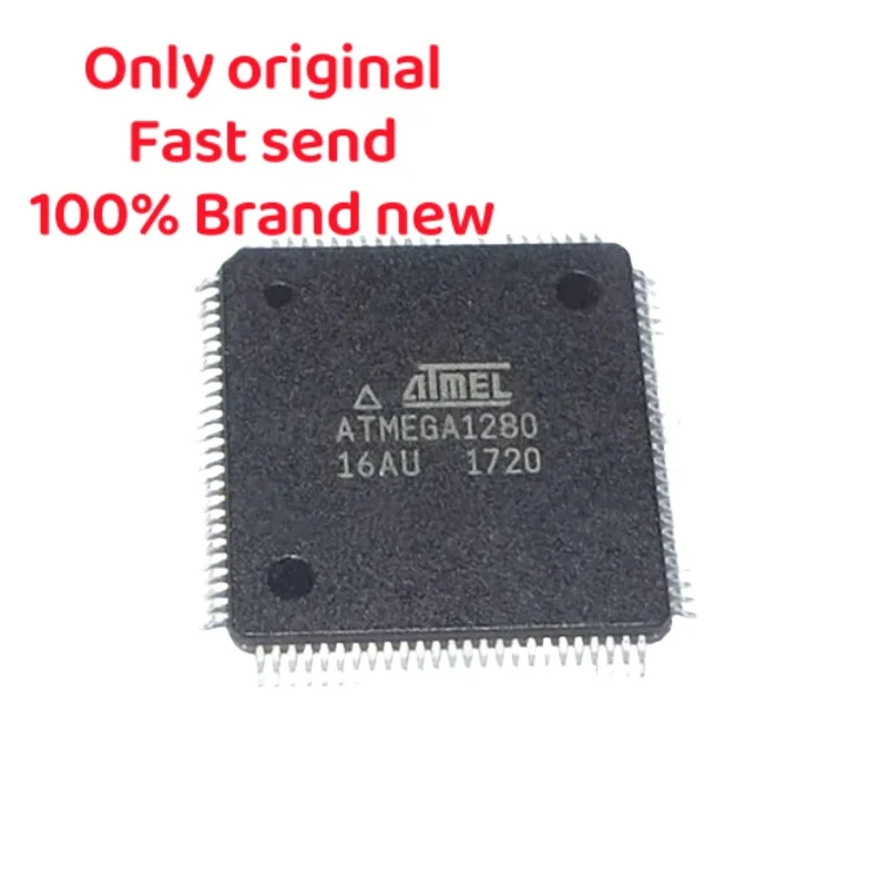 

2-10pcs 100% New ATMEGA1280-16AU ATMEGA1280 16AU QFP-100 Chipset