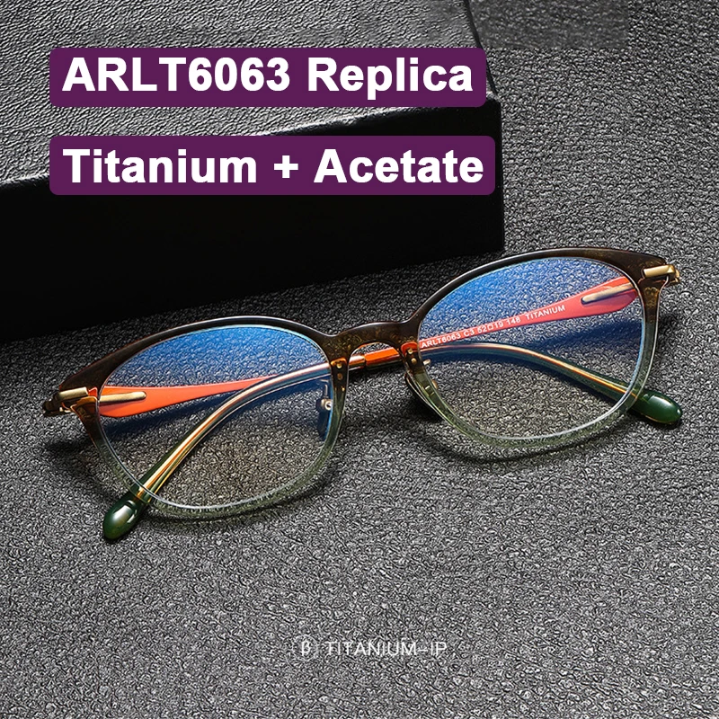 

Brand Designer Replica Acetate Framework Glasses Frame Glasses Frame Women Men Retro Eyewear Special Mirror Legs Eyeglasses