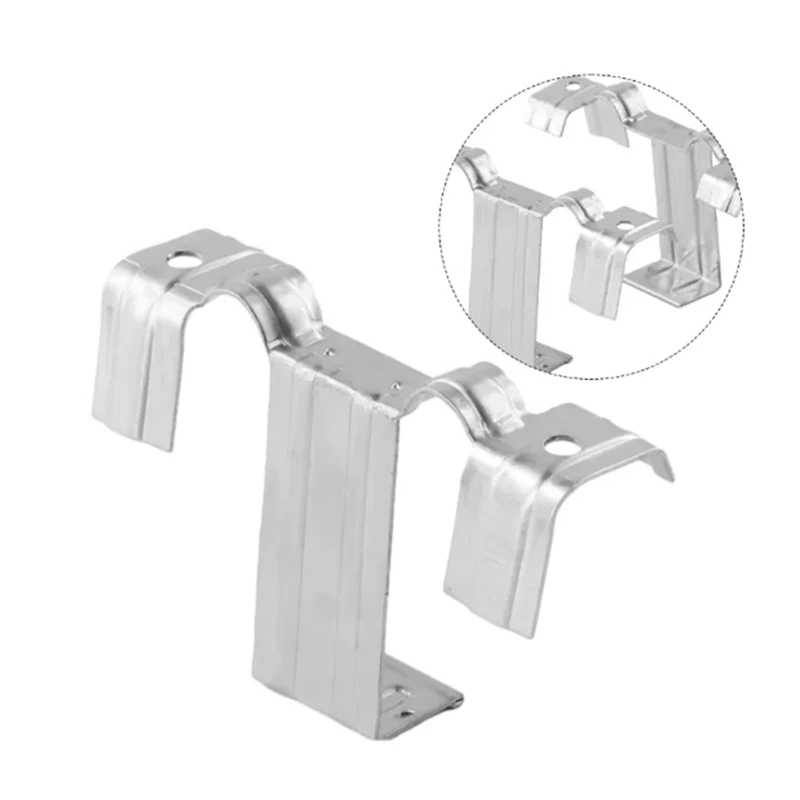 Hot Ltem 60PCS Solar Panel Photovoltaic Water Guide Clip Stainless Steel Deflector Mud Drain Button Water Redirection Clips