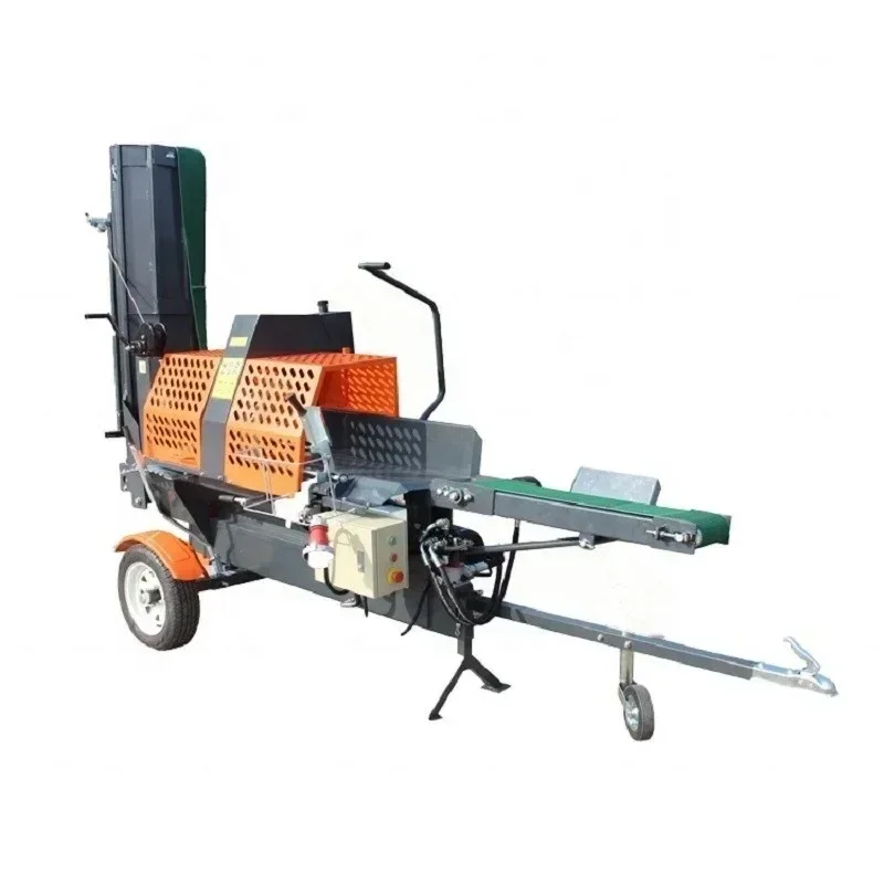 Automatic Firewood Processor Log Splitter Wood Splitting Machine CE Approved Firewood Processor