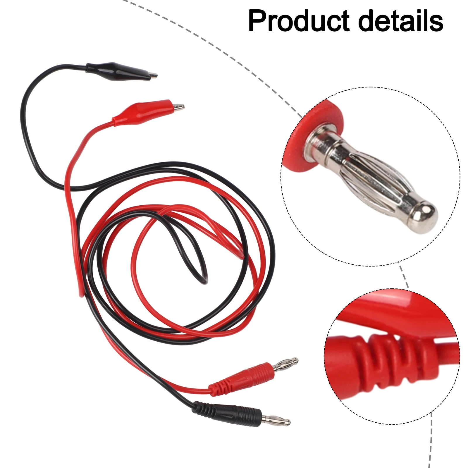 Crocodile Clip Set - Conjunto de Cabos de Teste Vermelho