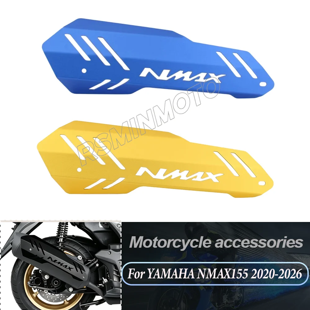 Motorcycle Exhaust pipe decorative cover protective cover protective shell For YAMAHA NMAX155 NMAX 155 NVX155 NVX 155 2020-2026