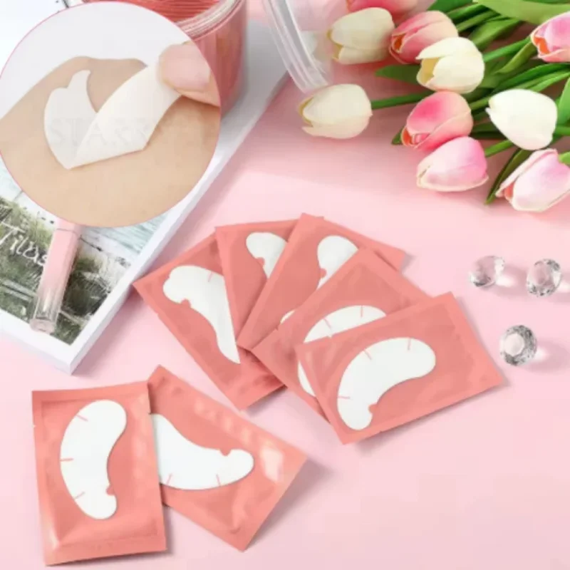 10/30/50/100 Stück Wimpernpads, Hydrogel-Patches für Wimpernverlängerung, Augenpad-Unterlagen, Wimpernverlängerungs-Tipps, Aufkleber, Make-up-Tools – Detail 3