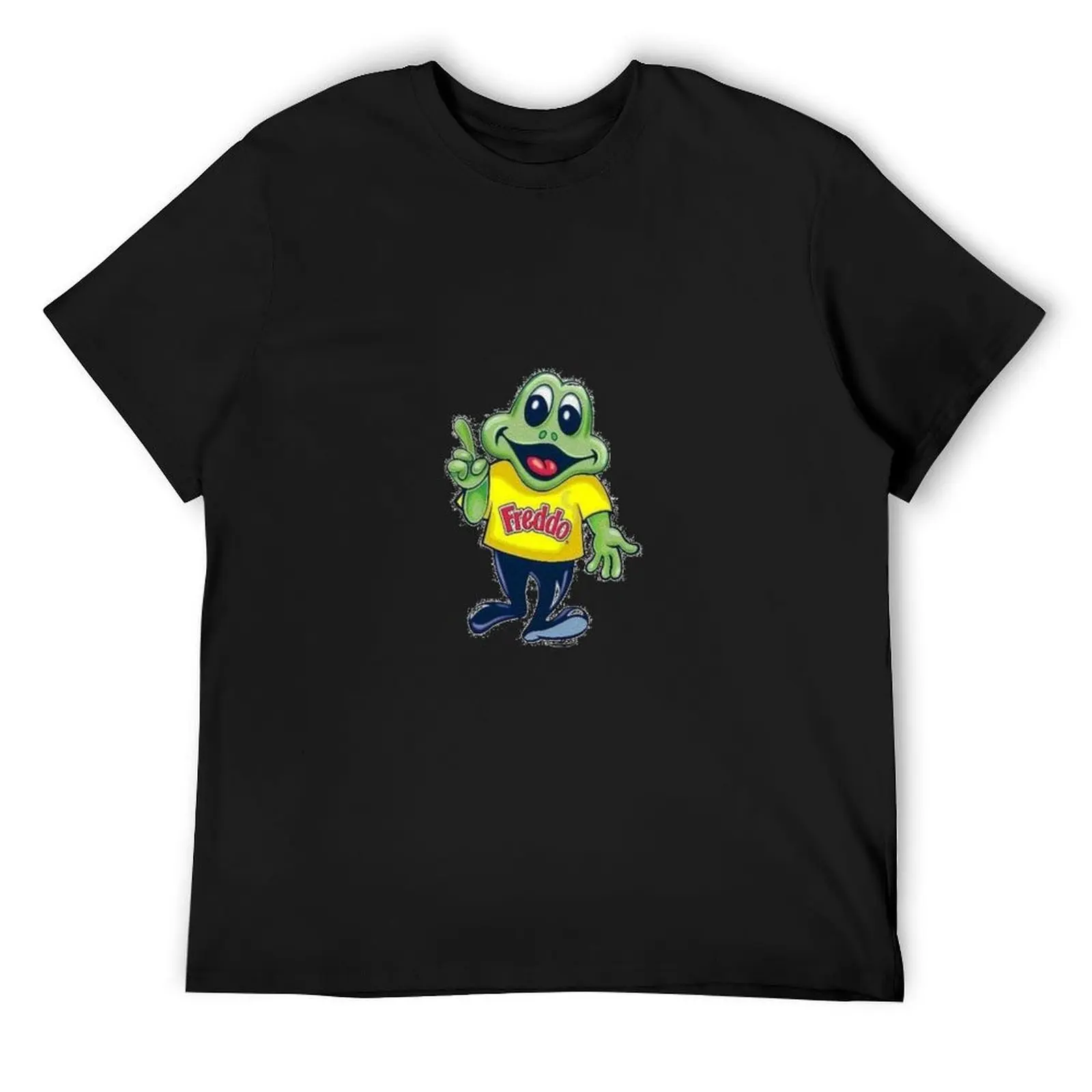 Freddo Frog Old Logo T-Shirt custom t shirt oversized graphic tee quick-drying anime clothes vintage t shirt men