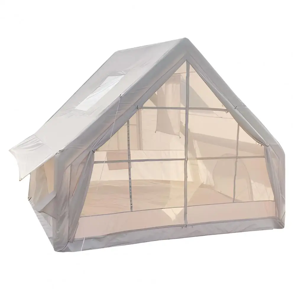 Tienda inflable al aire libre, tienda de campaña de configuración rápida, 1-6P durante la noche, Picnic grueso a prueba de lluvia, cabina familiar grande y gruesa