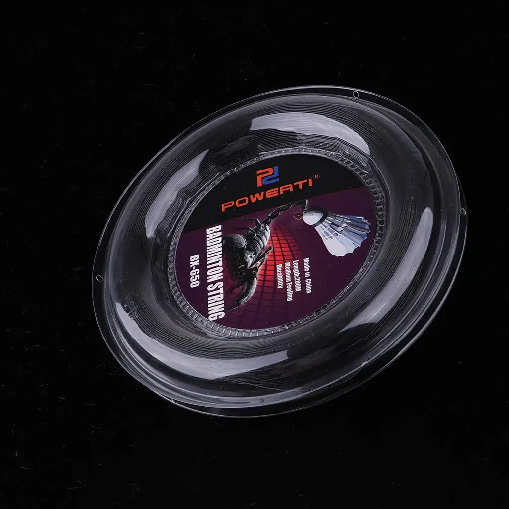 Replacement Badminton Racket String Nylon Rope 200 Meter High Strength Elastic Line for Training Racquet Paddy String
