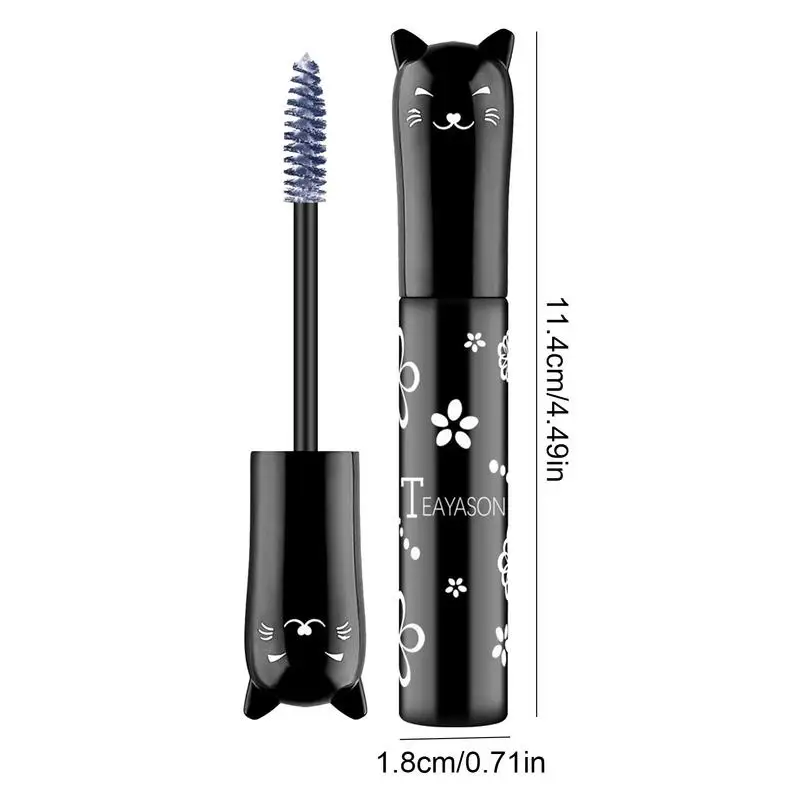 Mascara Make-up klassische französische Katzenaugen extreme Länge falsche Wimpern Effekt 6 Farben Mascara gefiederte weiche volle Wimpern wasserdicht