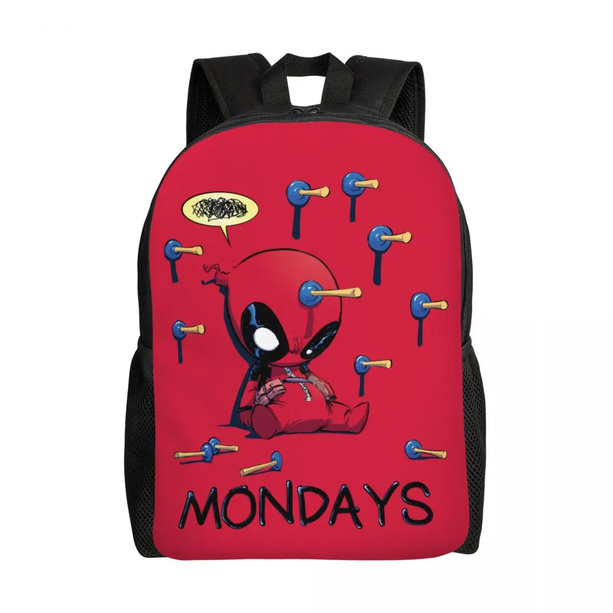 

Пользовательский Дэдпул I Hate Mondays дорожный рюкзак для мужчин и женщин школьный компьютерный рюкзак для студентов колледжа рюкзак сумки