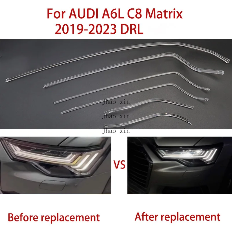 

Car Headlight DRL Duct Strip Is Suitable For Audi A6 C8 Matrix Angel Eyes White Light 2019-2023 To Solve The Yellowing Problem
