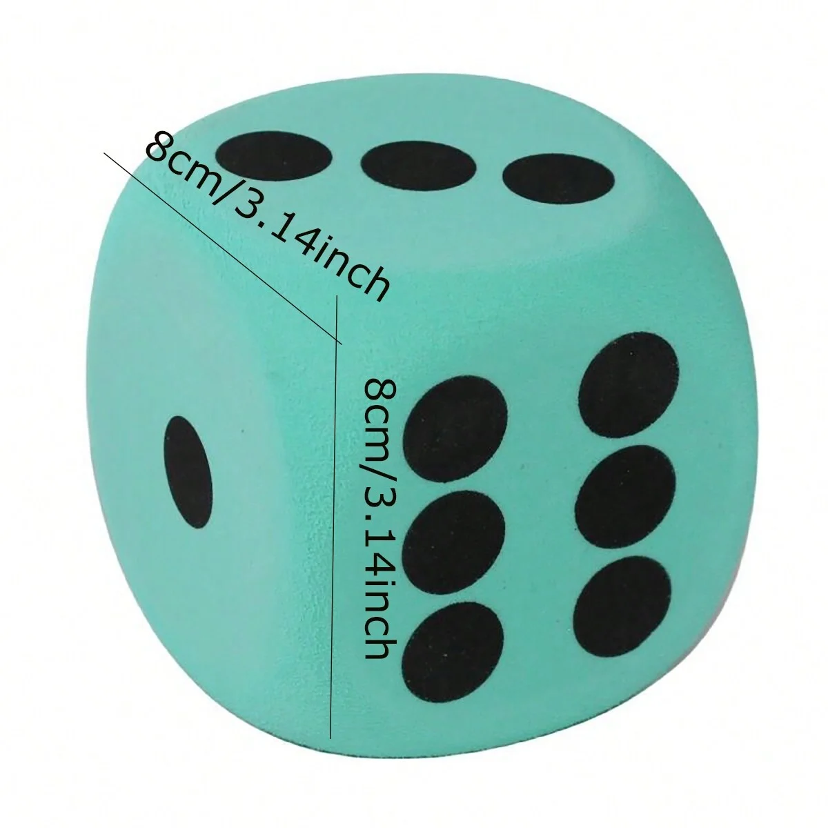 1pc/6pcs-Large soft foam dice set - ideal for interactive games with pets