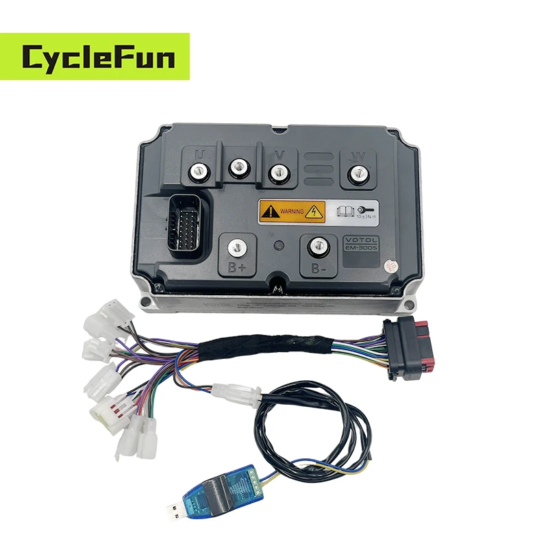 وحدة تحكم تيار مستمر بدون فرشاة VOTOL EM300 الذروة 700A لمحرك متوسط المحرك 8KW-10KW/PMSM #2