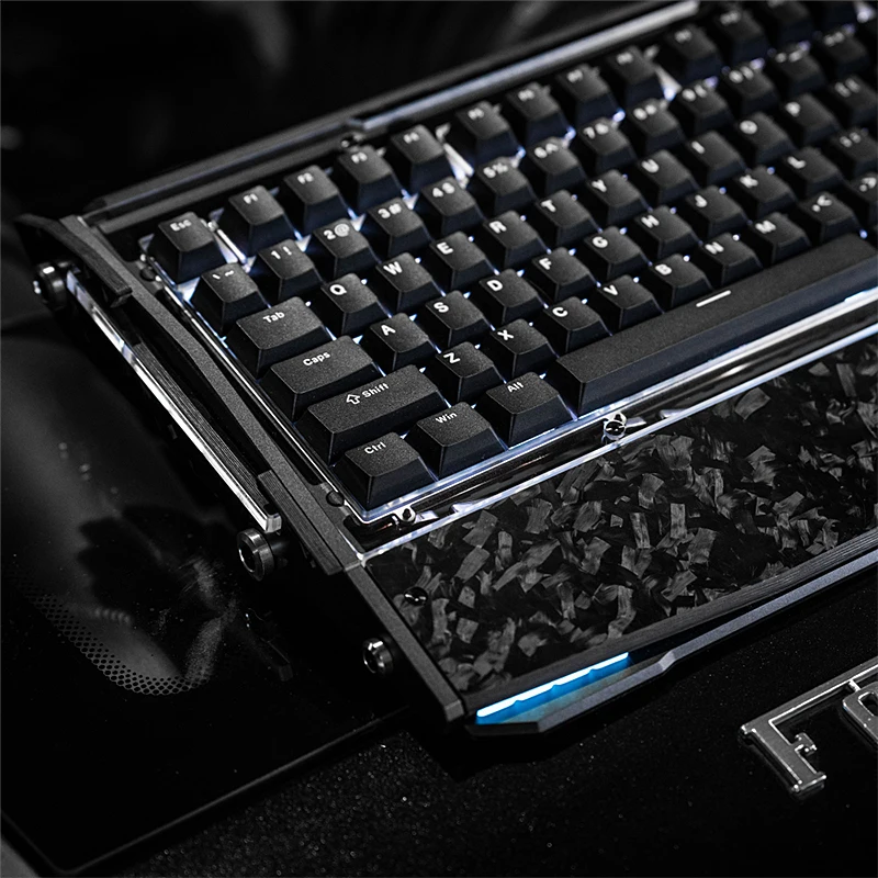 Angry Miao Black Diamond BD75 V2 Mechanical Keyboard Aluminum Carbon 81 Key Wireless 0.2ms RGB Customized Gaming Keyboard Gifts