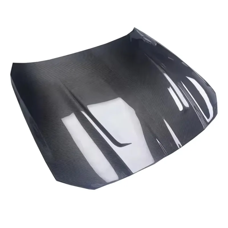 CSL نمط ألياف الكربون الجافة غطاء محرك السيارة ل G80 M3 G82 M4 طقم الجسم غطاء محرك ألياف الكربون #2