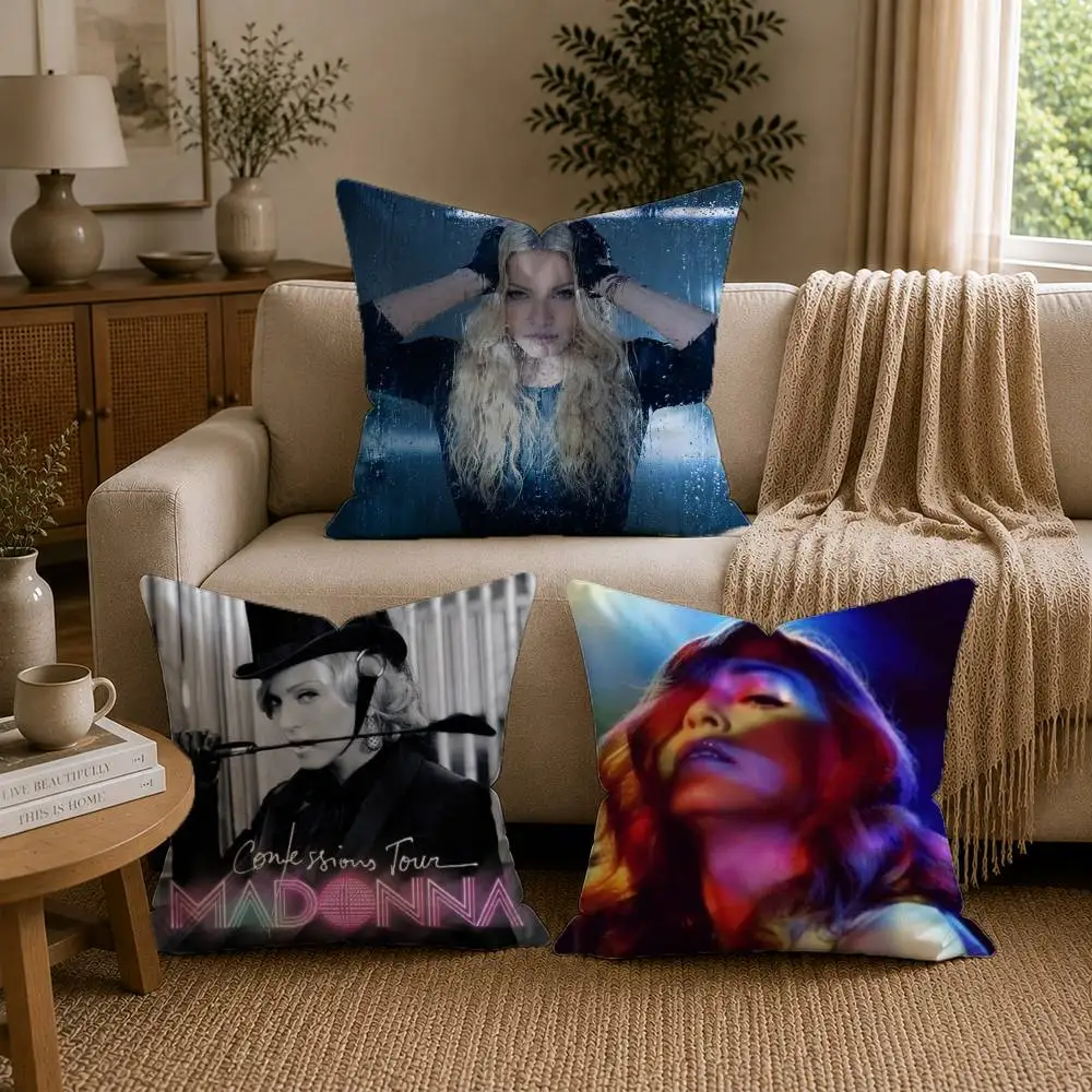 Madonna Confessions I Feel So Free Pillow Case for Sofa Living Room Home office Decor Protective Cover