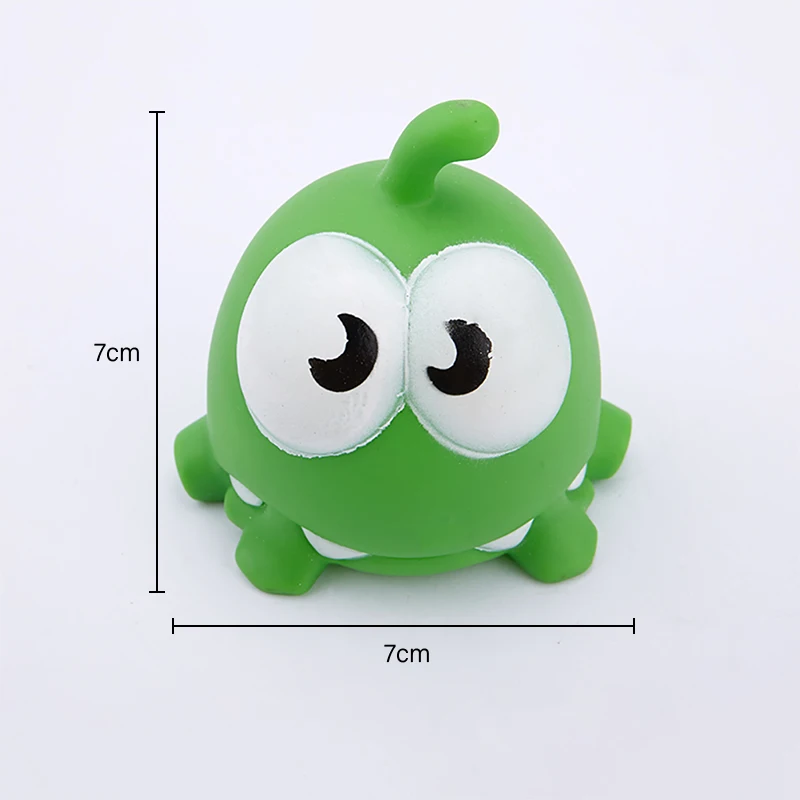 Rope Frog Vinyl Rubber Games Doll OM NOM Candy Gulping Monster Toys Figure