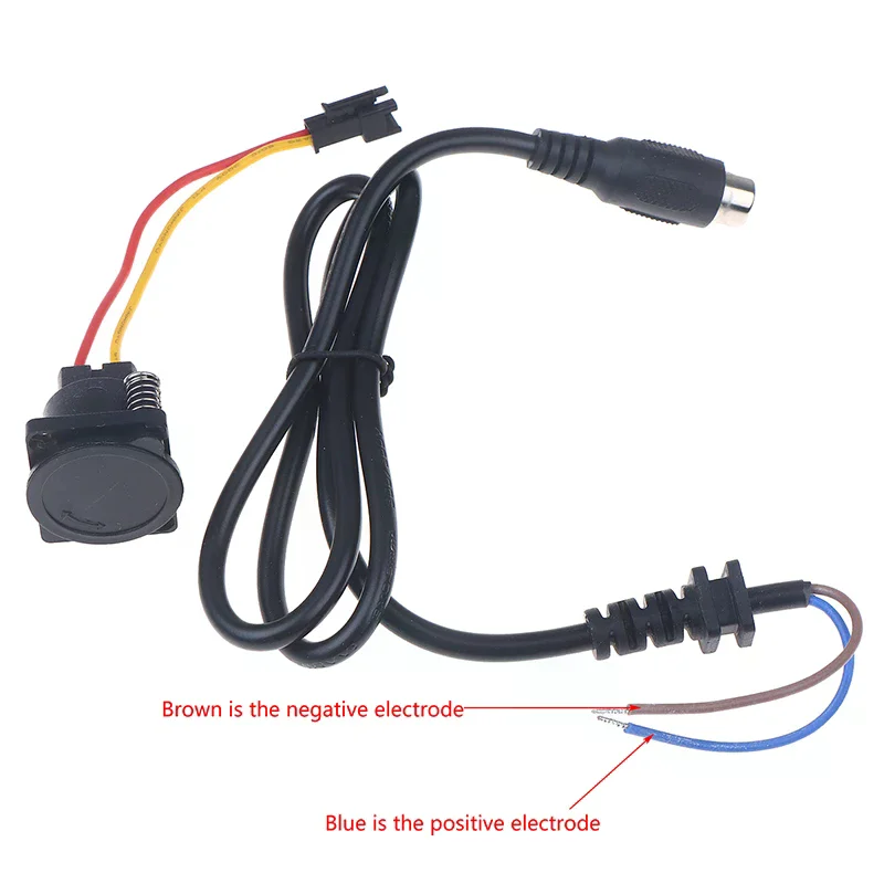 

1/2 шт., зарядная головка для электрического велосипеда, выходная линия литиевой батареи, круглая мужская и женская основа, разъем для зарядного устройства постоянного тока