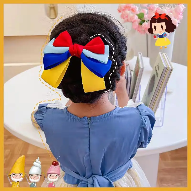 

Korean Children's Cute Princess Bow Streamer Hairpin Headwear Girls Kids Women Hair Accessories