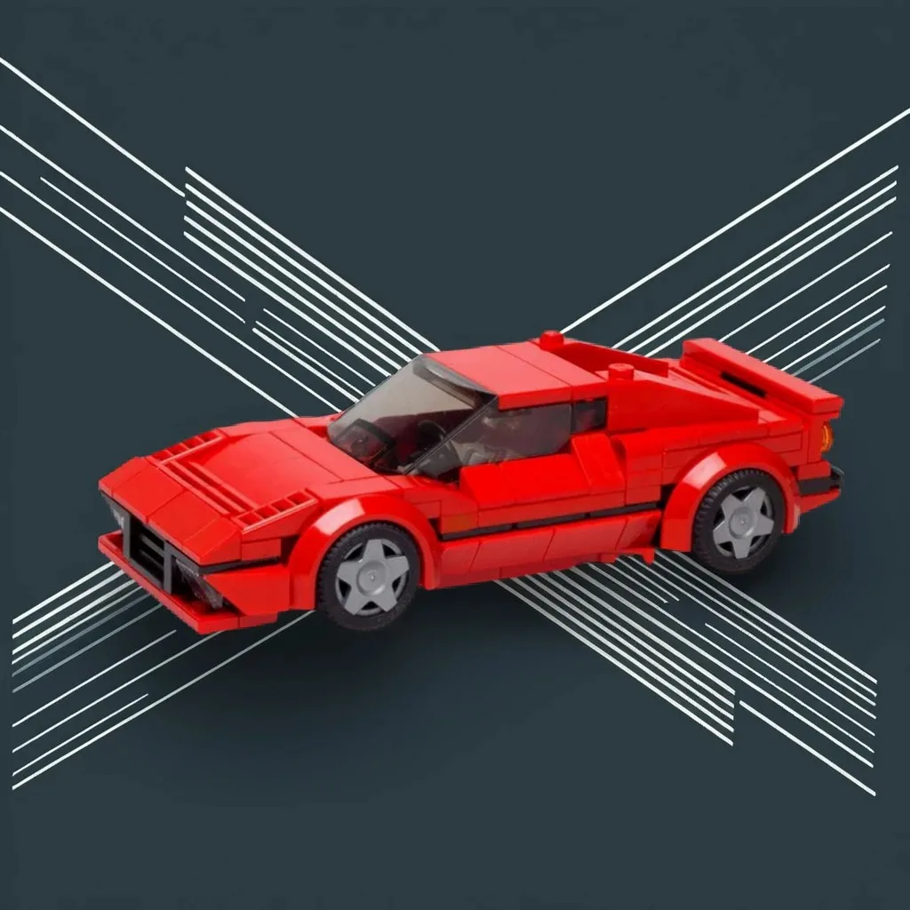 

183 шт. ферриторы 288 GTO Classic Supear на заказ MOC Creation строительные блоки игрушки в подарок