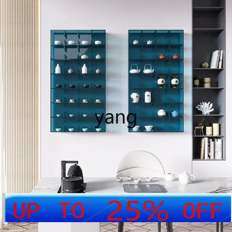 CX teacup holder acrylic bogu rack wall-mounted upper wall teapot display rack