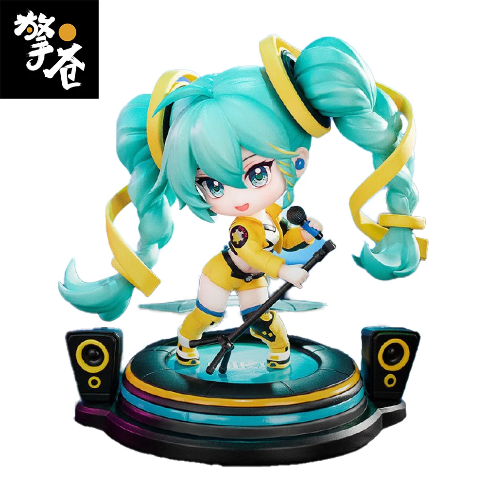 Pre Sale Original Hobby Rangers Qing Cang Piapro Characters Hatsune Miku 17Th Anniversary Q Style Anime Figures Model Toys