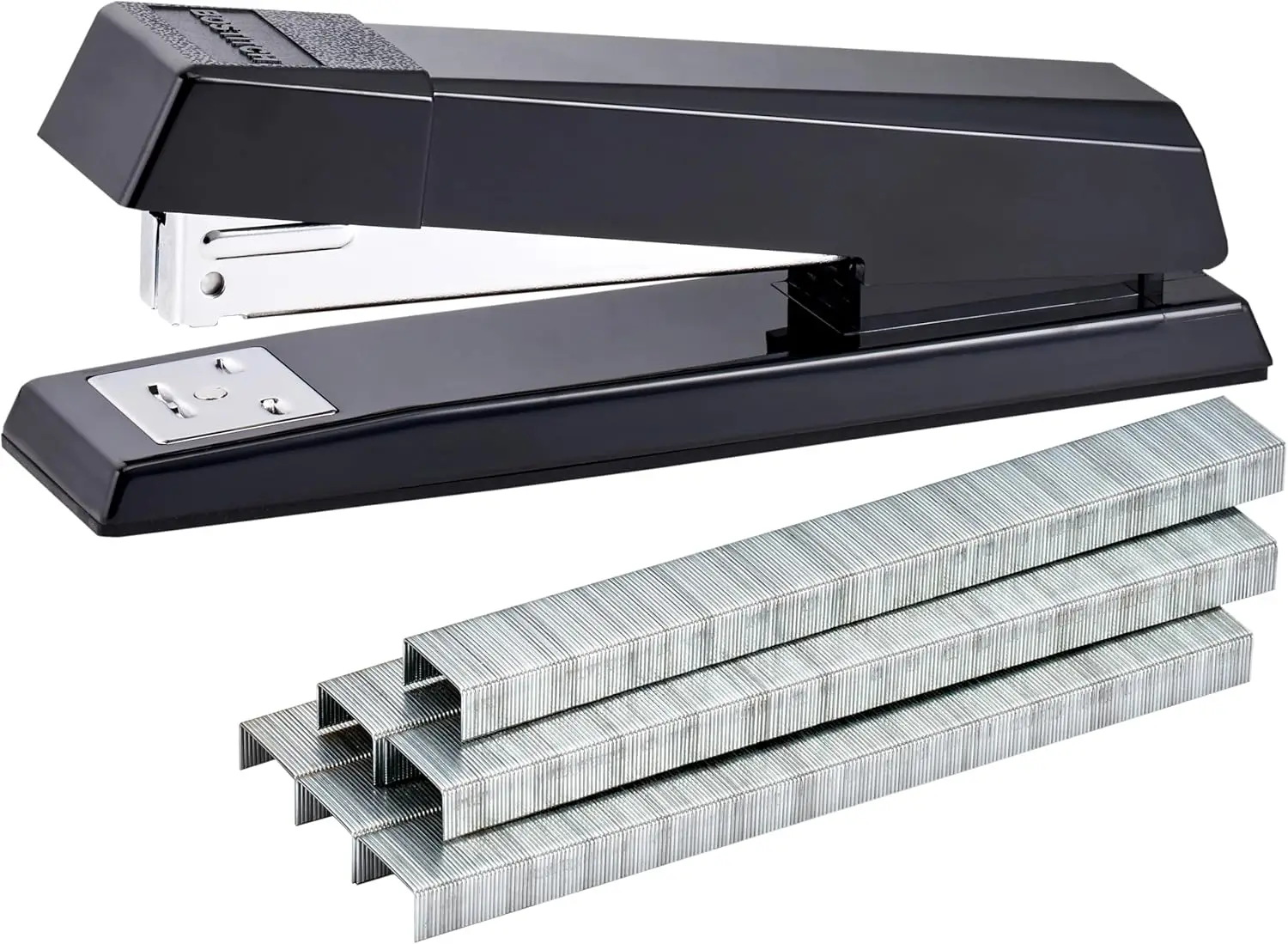

Premium Desktop Stapler, No-Jam, 25 Sheet Capacity, 1250 Staples Included, Black
