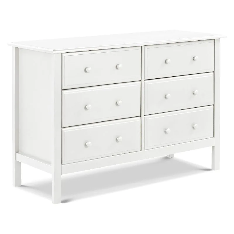 6-Drawer Double Wide Dresser , Multi Functional Dressing Table Suitable for Bedrooms and Children's Rooms Storage Items