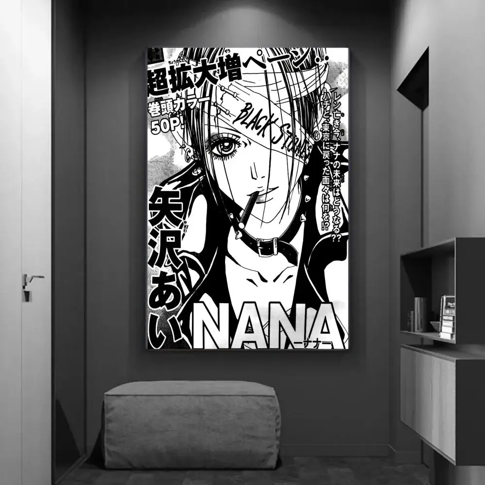 Japanese Classic Anime NANA DIY Sticky Poster Vintage Room Bar Cafe Decor Home Decor