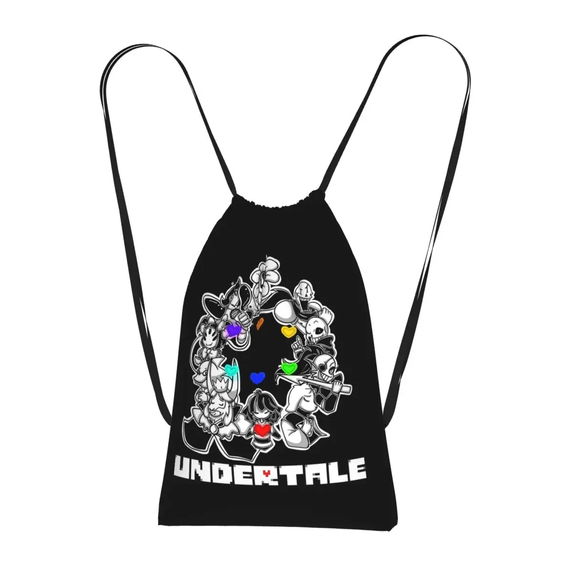 Game Undertale Determination Backpacks Multi-function Drawstring Bags Storage Bag Book Bags for Man Woman Students