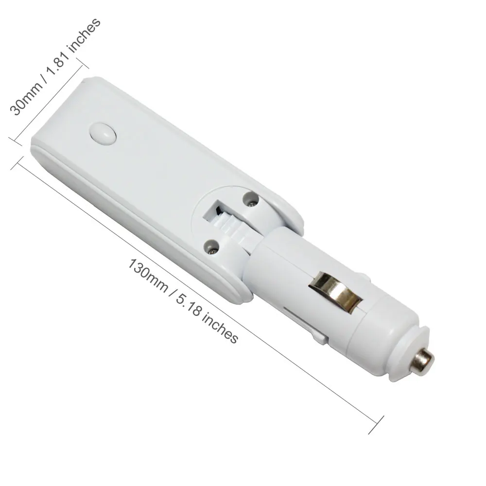 Auto Luftreiniger 12v Anion Generator Negative Ionen Generator Dichte 1,2 Millionen-Weiß Farbe Luft Reiniger mit anion pinsel LED